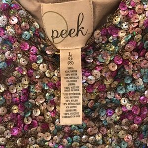 Peek Girls’ size 8 dress🌸 Glitter everywhere!
